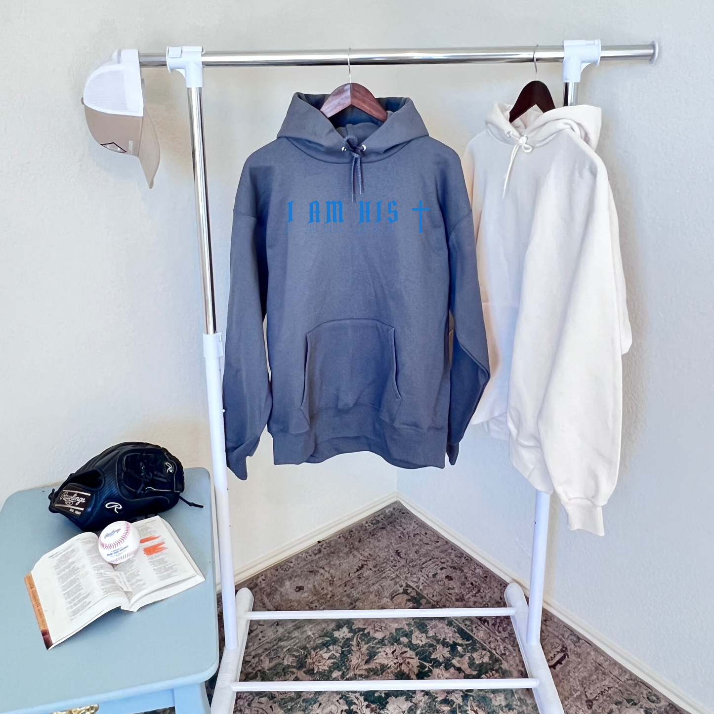 I am His Hoodie Gray