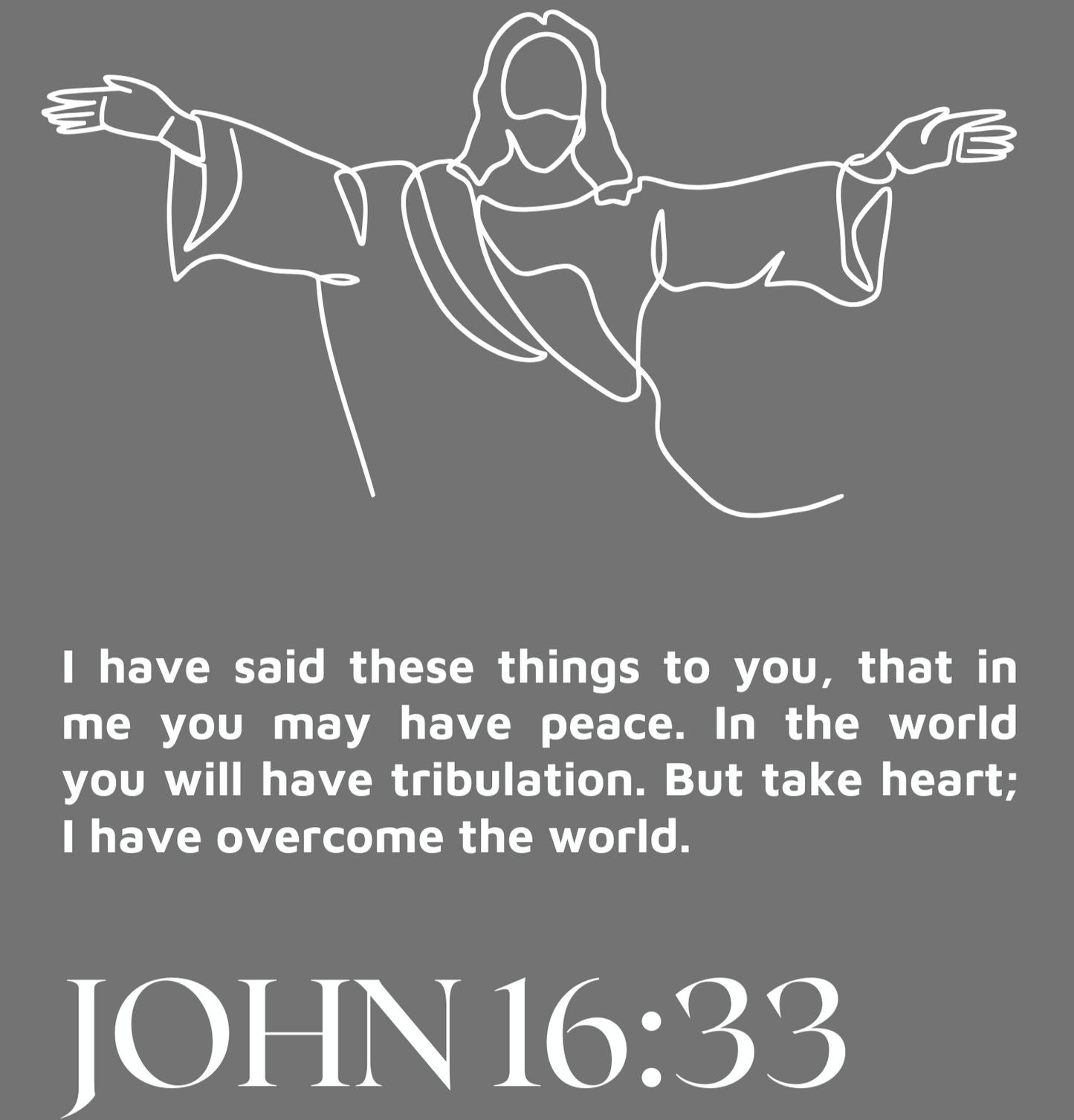 John 16:33 T-shirt