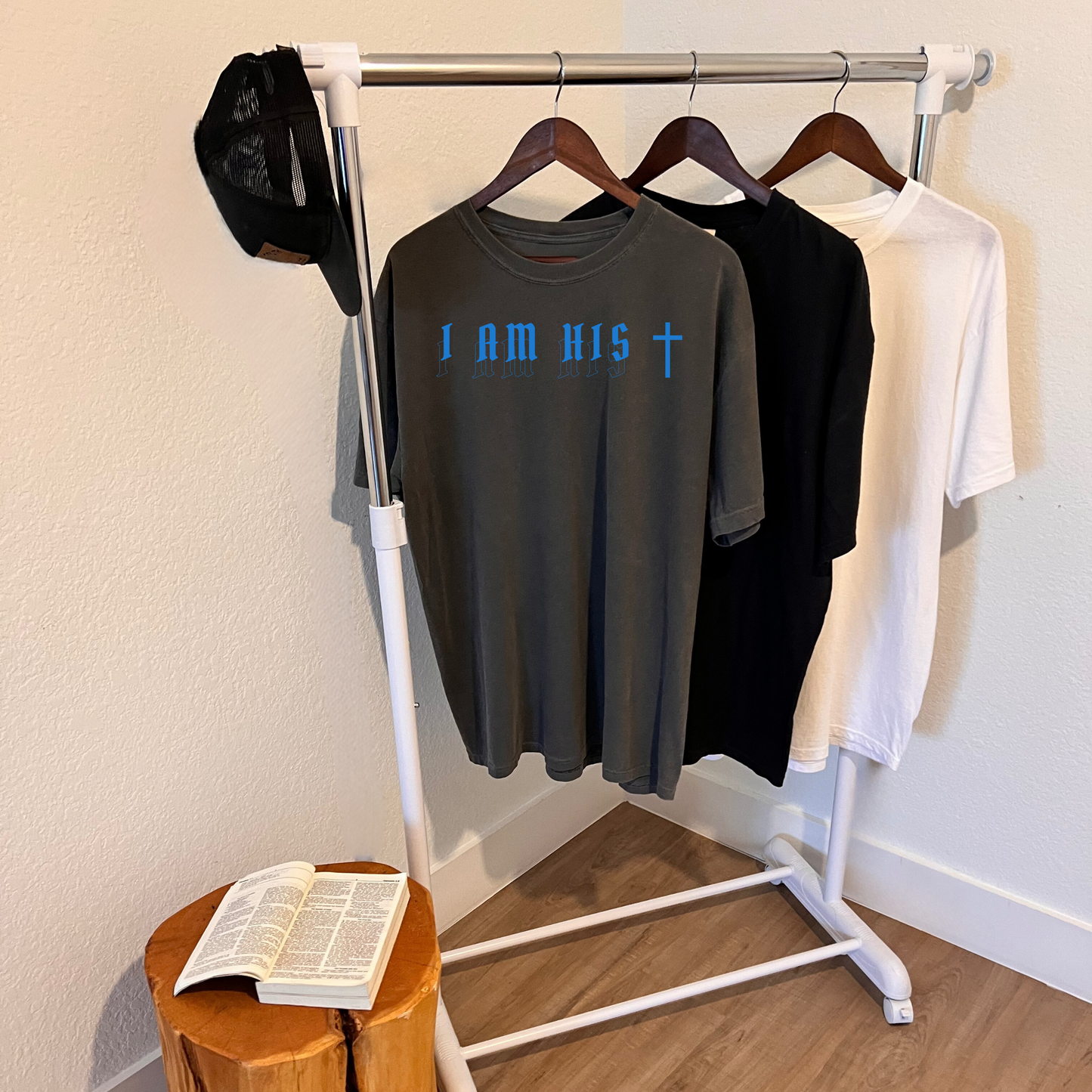 I am His T-Shirt Gray