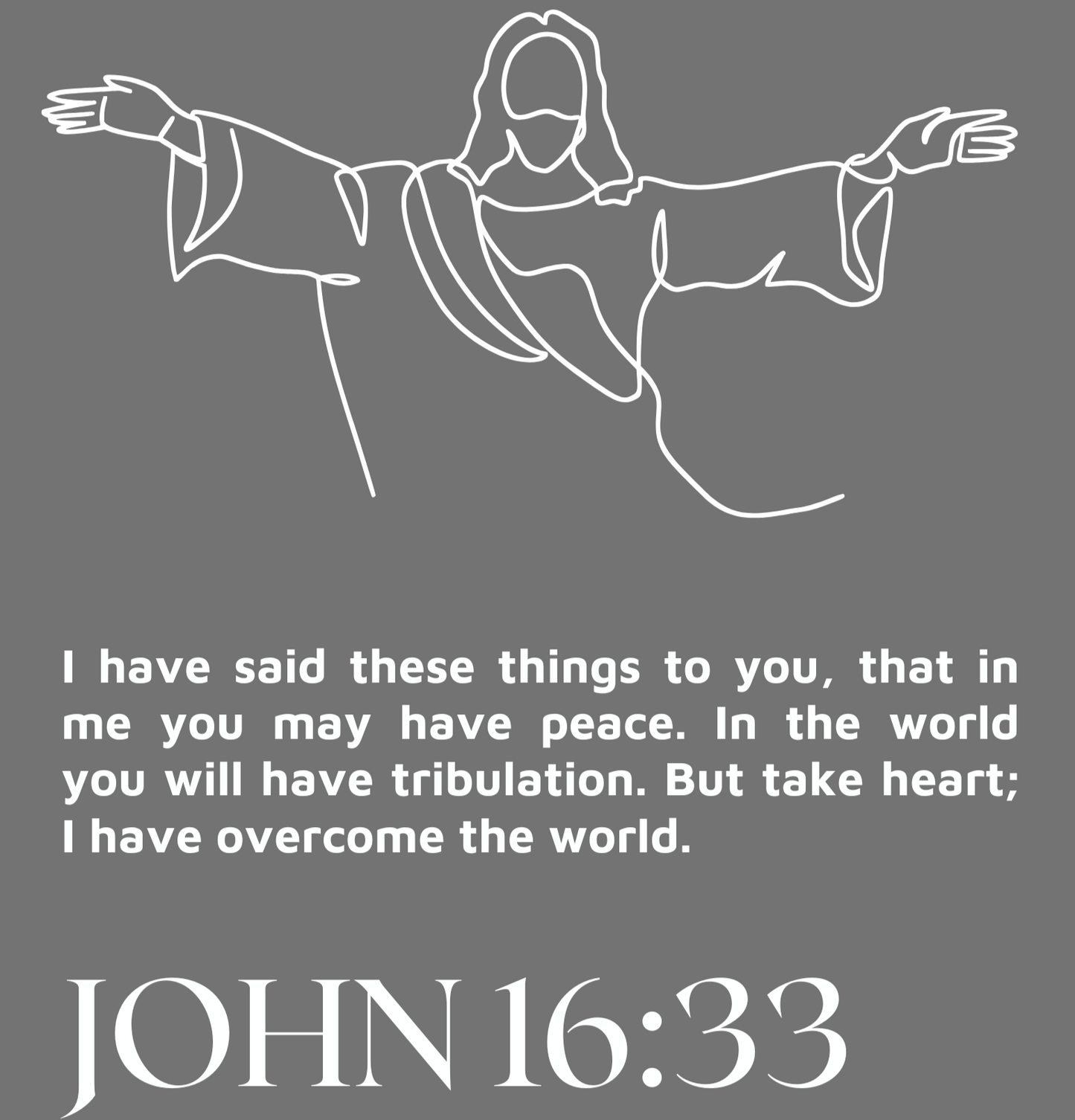 John 16:33 Sweatshirt