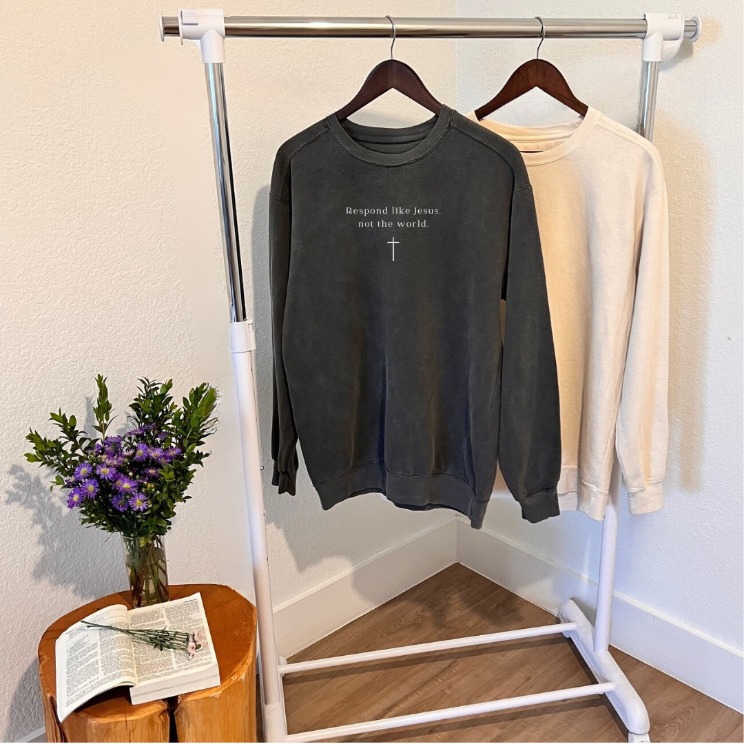 Respond like Jesus Sweatshirt